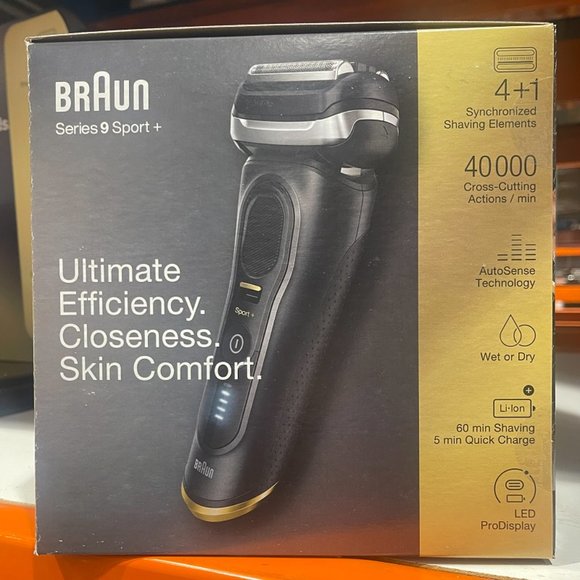 BRAUN Series 9 Sport + 9320CC Wet & Dry Clean & Charge System Special Edition - Picture 2 of 6